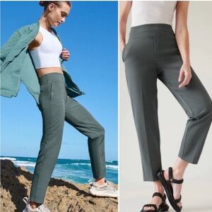 12P TWO pair: Athleta Endless High Rise Pant -NWOT